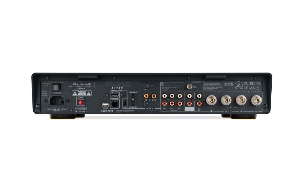 LS_ARCAM_A25+_Connection Panel